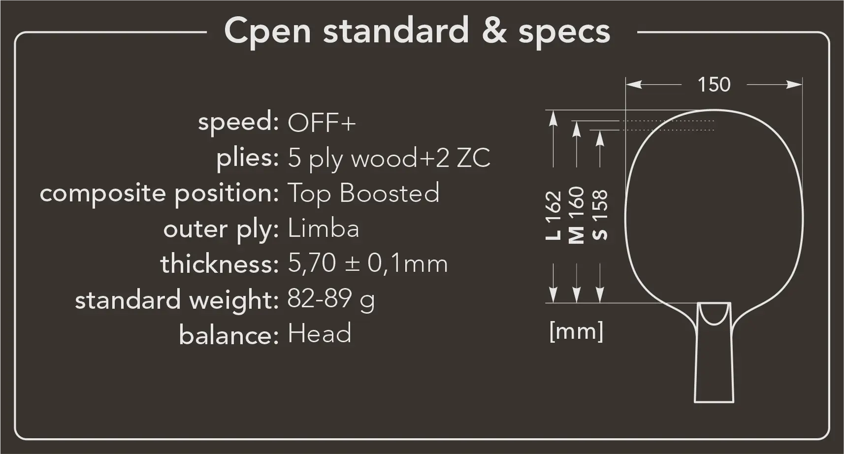 Handmade Table Tennis Blade Zenith 5.7 – Zylon-Carbon OFF+ speed